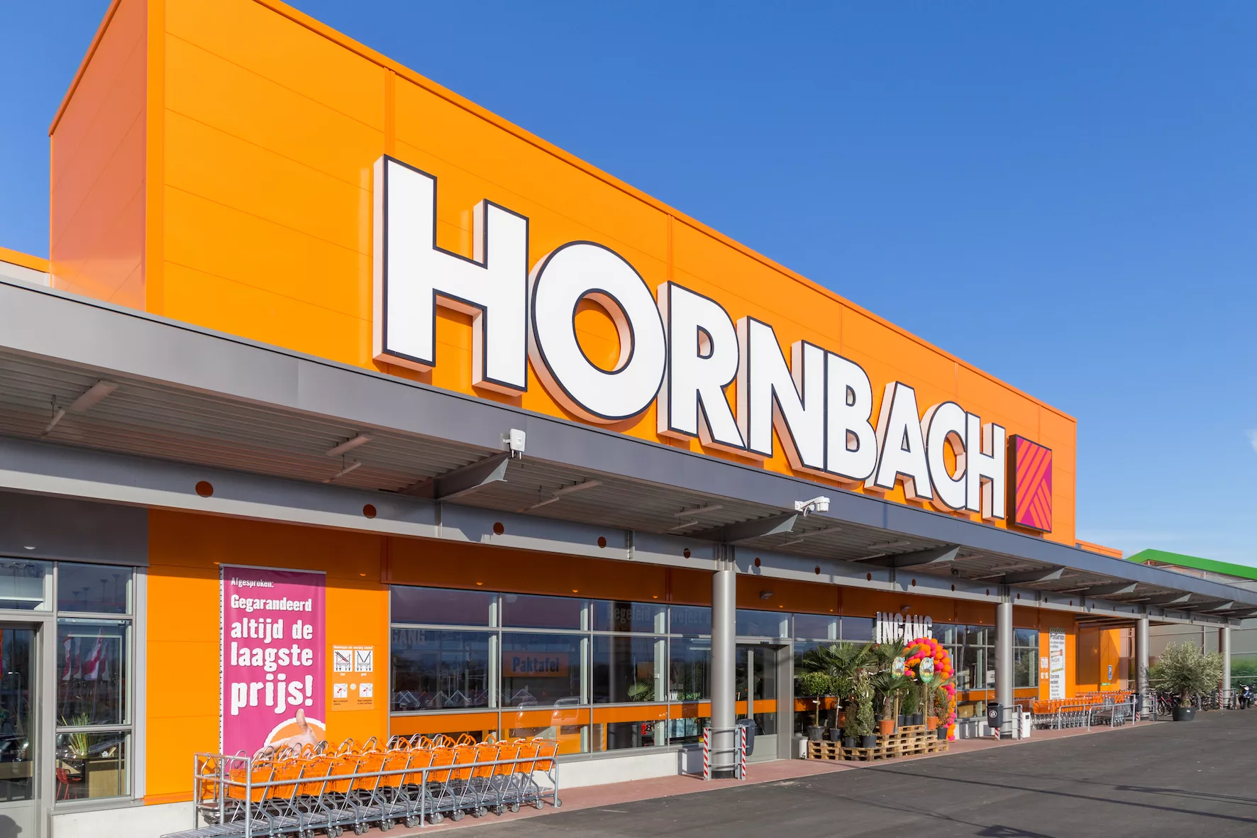 Hornbach laagste prijsgarantie in plaats van verhuiskorting