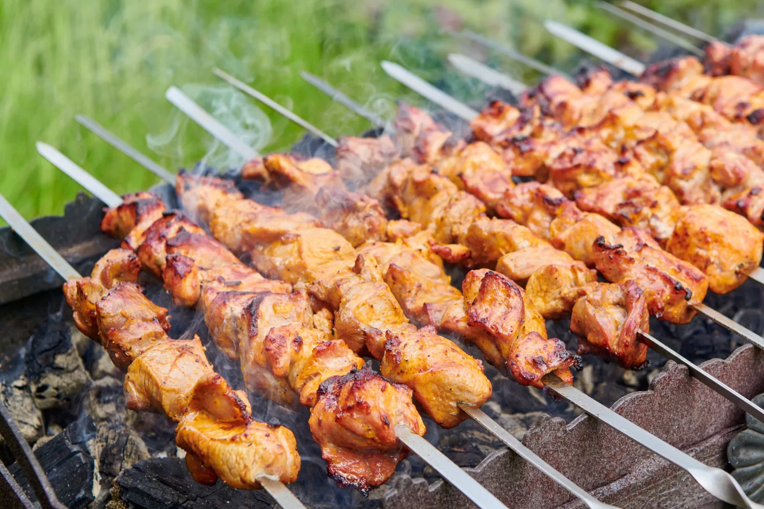 De heerlijke geur van barbecue