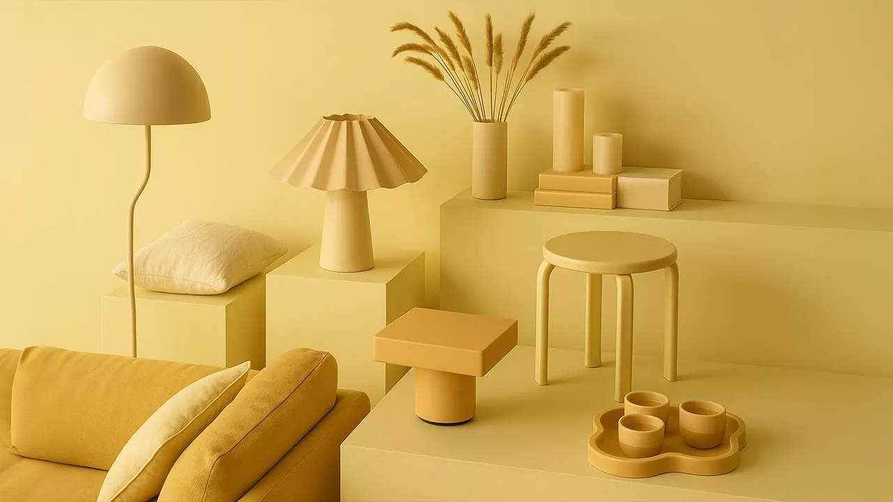 Butter yellow spullen