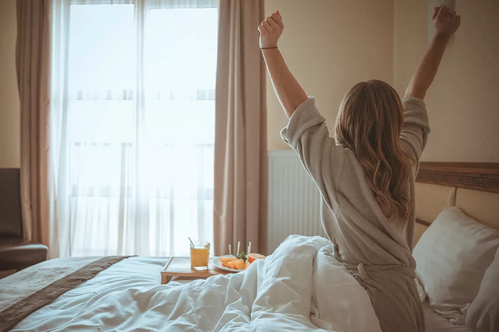 Het voelt als wakker worden in een hotel